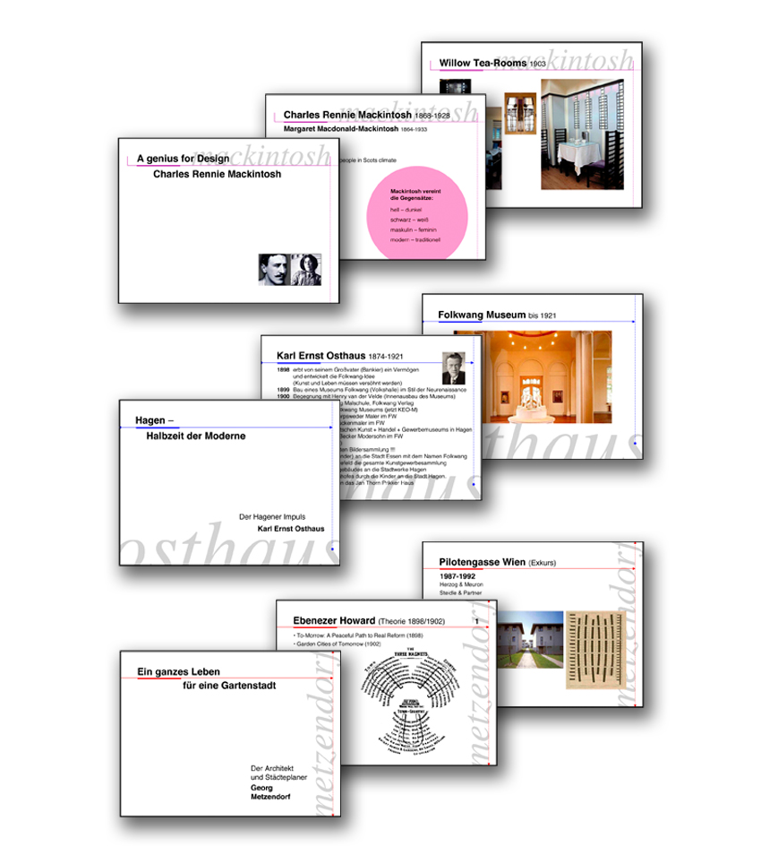 Praesentationen Hochschule für Architektur